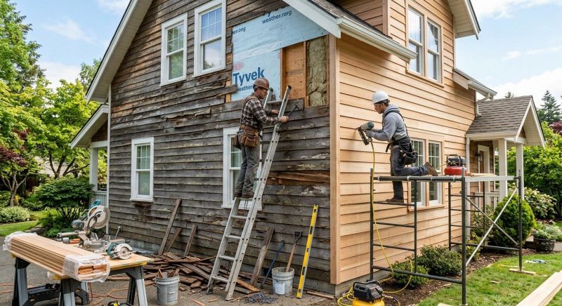 Wood Siding Replacement in Lawrenceville, GA