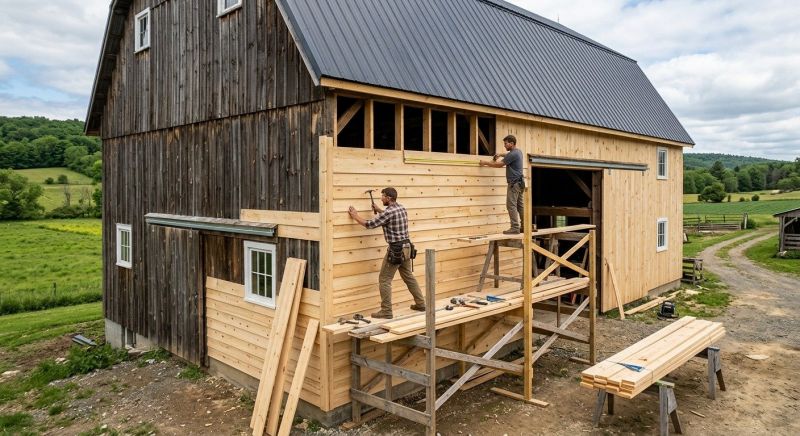 Barn Siding Installation in Duluth, GA
