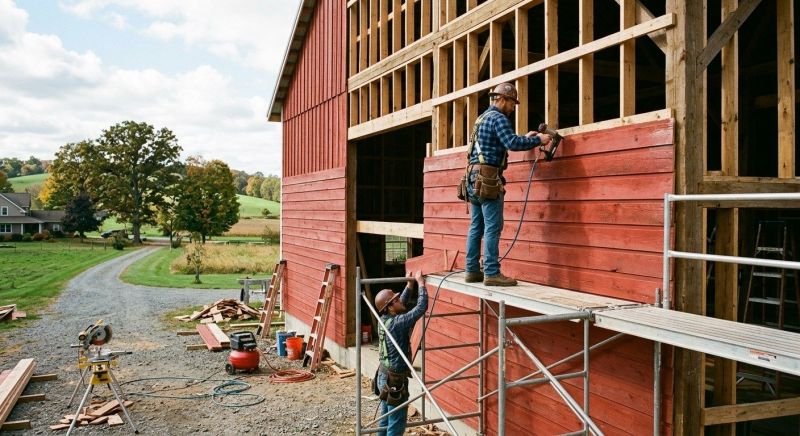 Barn Siding Replacement in Mansfield, GA