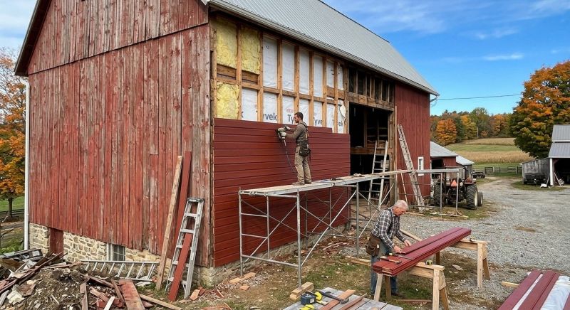 Barn Siding Replacement in Oxford, GA