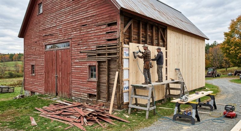 Barn Siding Replacement in Tucker, GA