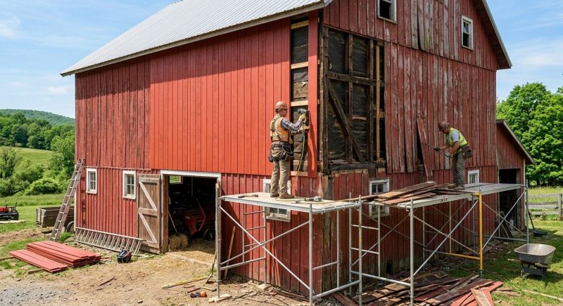 Barn Siding Replacement in Winder, GA