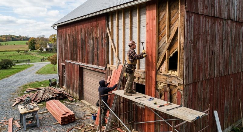 Barn Siding Replacement in Winder, GA
