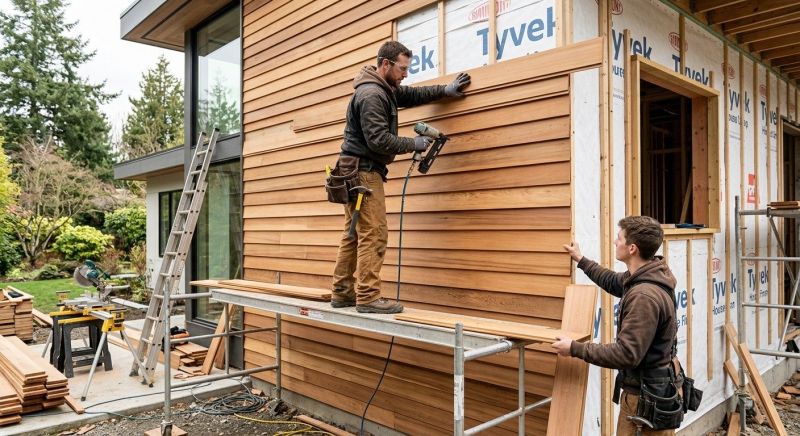 Cedar Cladding Installation in Walton County, GA