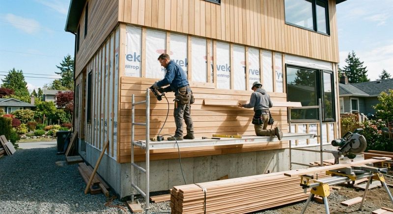 Cedar Cladding Installation in Walton County, GA