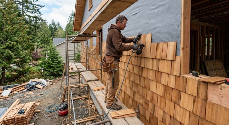 Cedar Siding Installation in Norcross, GA