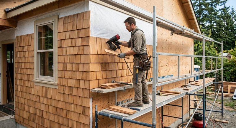 Cedar Siding Installation in Snellville, GA