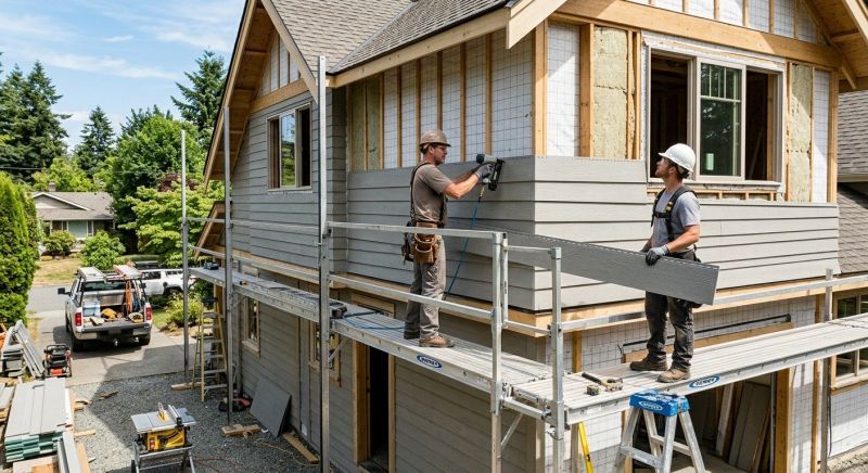 Cement Siding Replacement in Bethlehem, GA