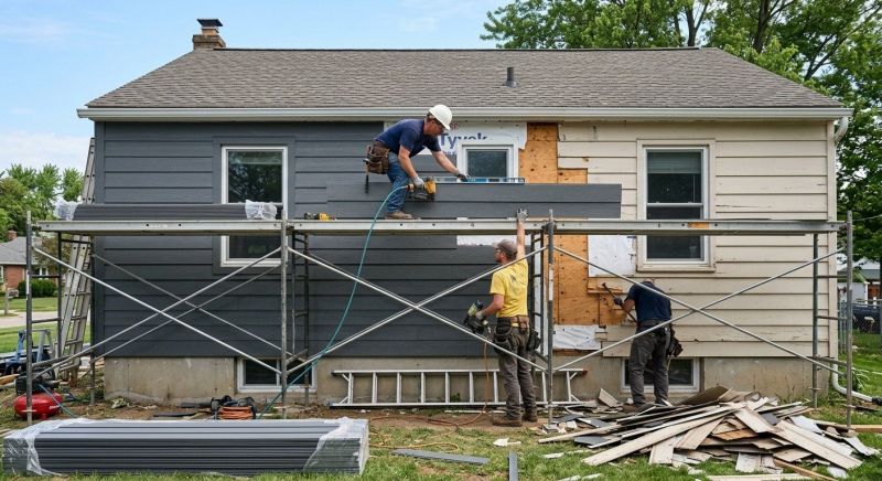 Cement Siding Replacement in Bethlehem, GA