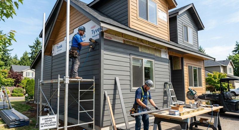 Composite Siding Installation in Suwanee, GA