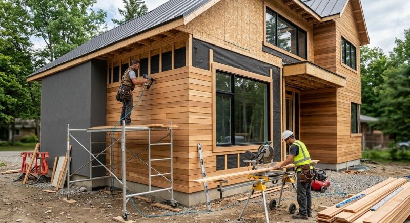 Faux Wood Siding Installation in Bethlehem, GA