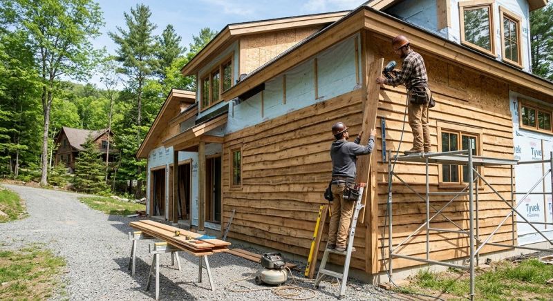 Faux Wood Siding Installation in Covington, GA
