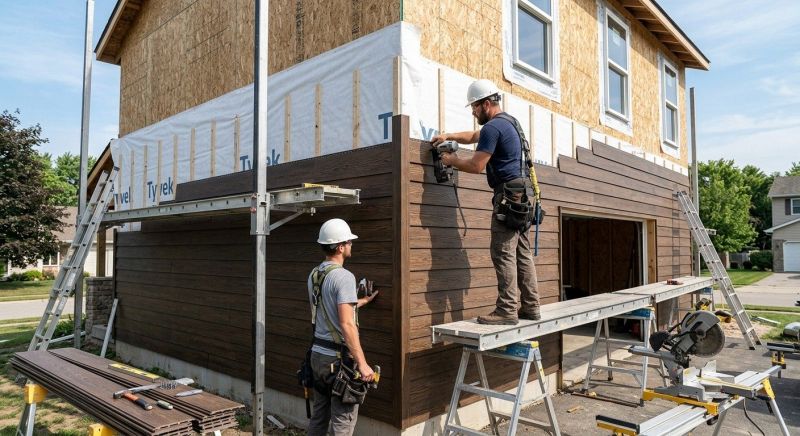 Faux Wood Siding Installation in Oxford, GA