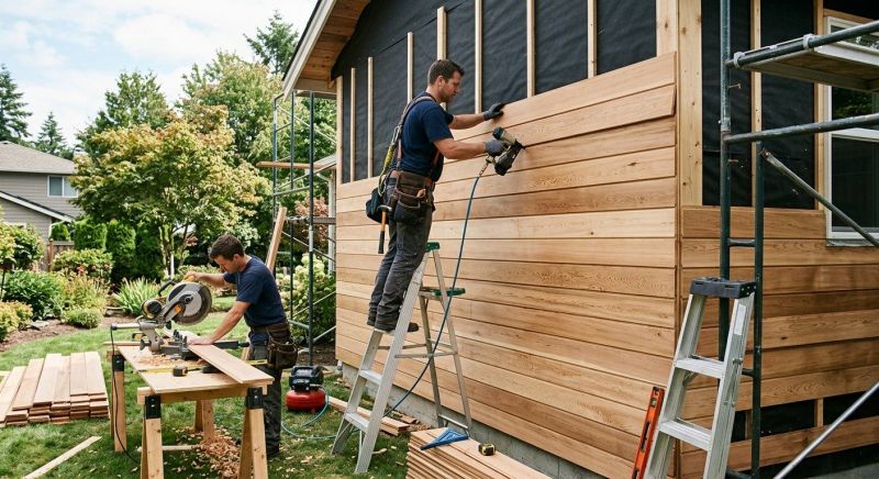 Hardwood Siding Installation in Auburn, GA