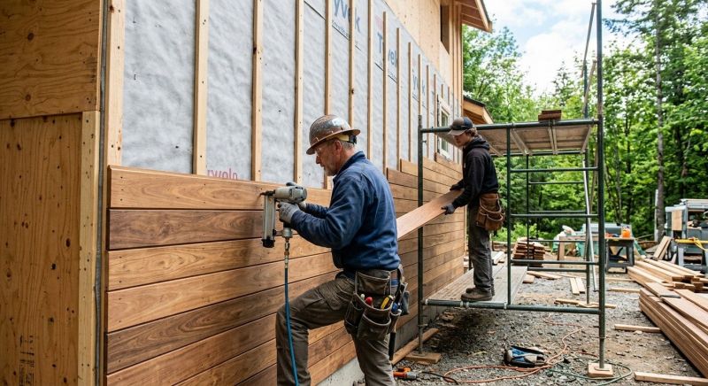 Hardwood Siding Installation in Oxford, GA