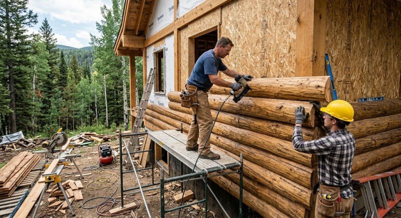 Log Siding Installation in Walton County, GA
