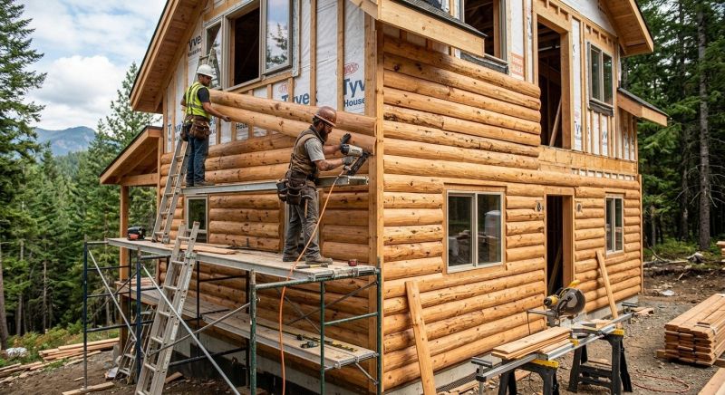 Log Siding Installation in Lithonia, GA