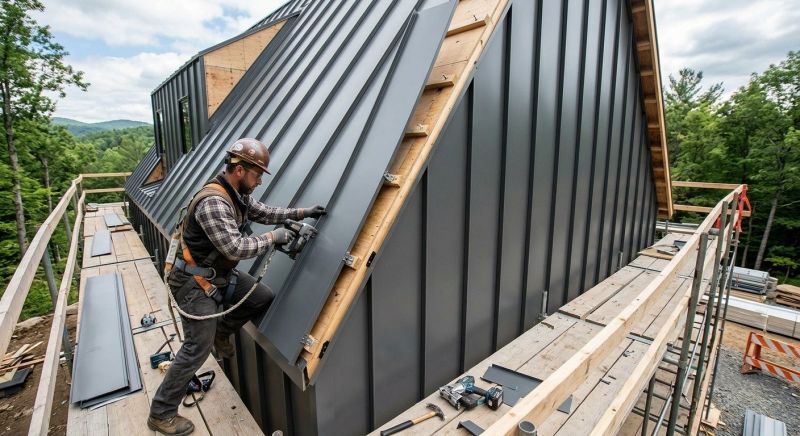 Sheet Metal Siding Replacement in Walton County, GA