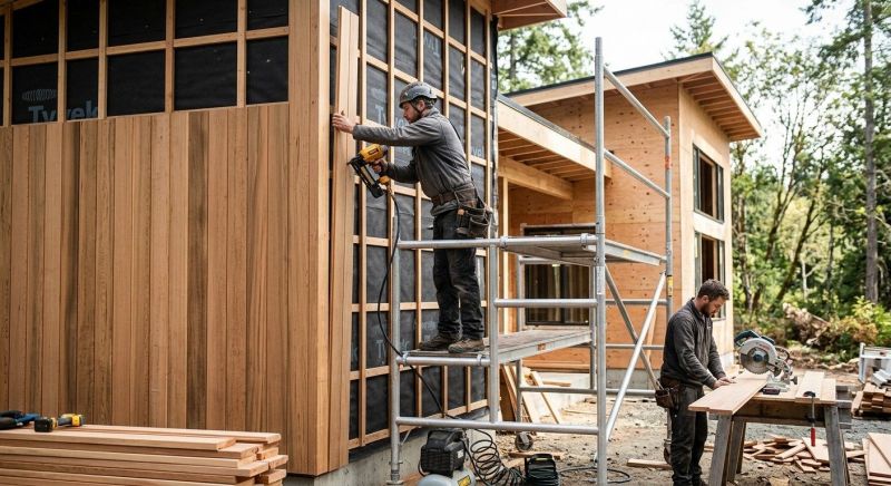 Wood Cladding Installation in Dekalb County, GA